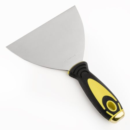 Spatola inox manico gomma
