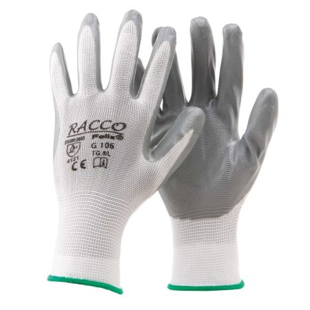 Guanto racco grigio nitrile